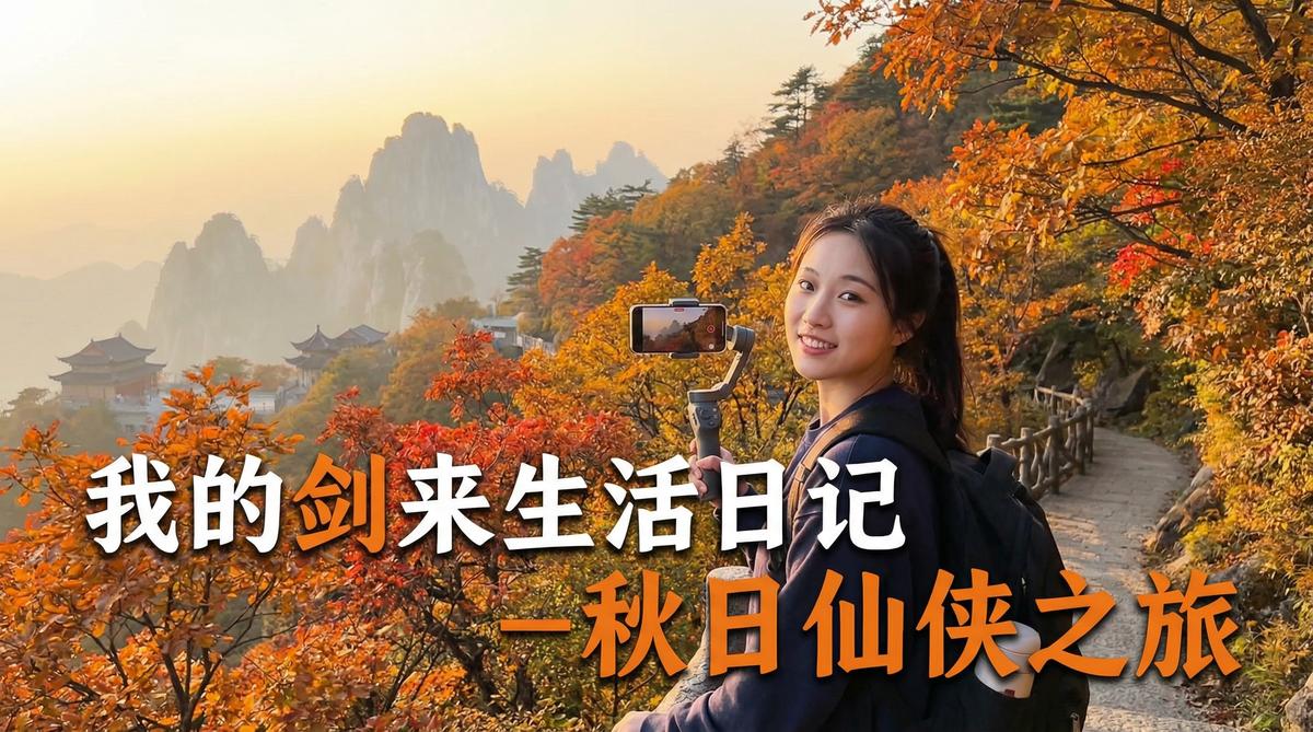 每日大赛生活视频 - 每日大赛户外生活视频：秋日山野Vlog | 手持稳定器视频教程